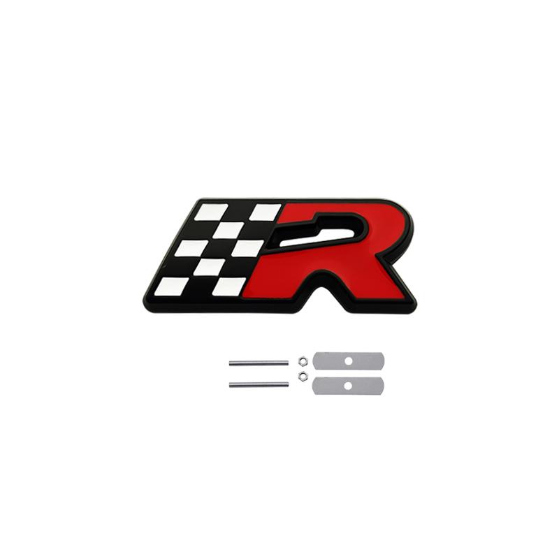 kyzh6 Car Accessories Metal Grille Emblem Rear Trunk Body Badge Sticker For Seat IBIZA Leon R Cupra Exeo Mii Tarraco Toledo Altea