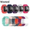 Silicone Wristband Strap For Fitbit Versa / Fitbit Versa 2 / Versa Lite Smart Circle Bracelet Replacement Strap