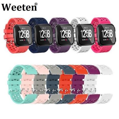 Силиконовый ремешок для браслета Fitbit Versa/Fitbit Versa 2/Versa Lite, сменный ремешок для смарт-круглого браслета