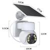 Full Color Solar Wire-Free Surveillance PTZ IP Dome Camera AI Humanoid Home Security Intercom CCTV Security Monitor