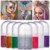 Popular Glitter Gel Gel Sequins Hair Body Facial Hair Glitter Powder Eyeshadow Cream Makeup Dance