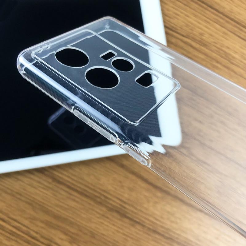 Для vivo iQOO 11 iQOO11 Pro 5G тонкий кристально чистый прозрачный мягкий чехол из ТПУ на заднюю панель, защитный чехол для камеры