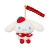Mascot Holder Shimbun 50th Cinnamoroll Steel Ages 6 and Up Toy Strap 839027 (Ichigo Anniversary) Polyester, Nylon,