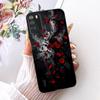Case for Itel Vision 1 Pro Matte Soft Silicone Black butterfly  Shockproof Phone Bags For ItelS16 S 16 Vision1pro  Back Covers