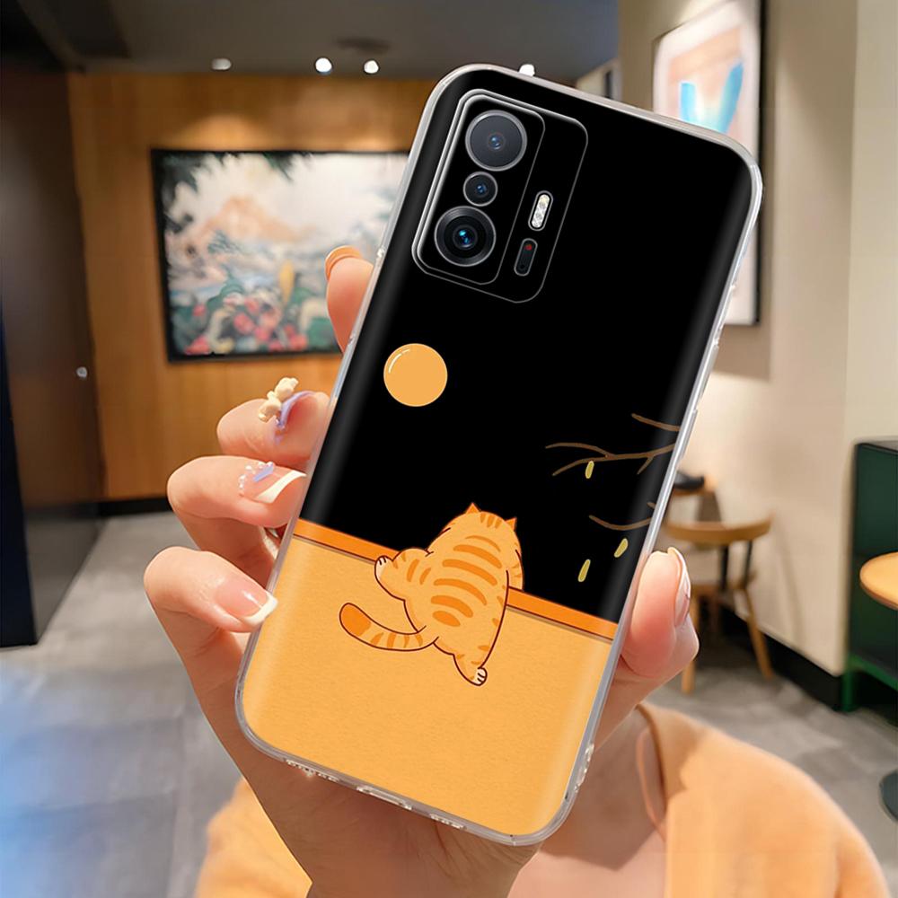 Для Xiaomi 11T Pro Чехол для телефона Модный Фэнтези Прозрачный Чехол Для Xiaomi Mi 11T Pro Mi11T ТПУ Силиконовый Противоударный Задние Крышки Funda