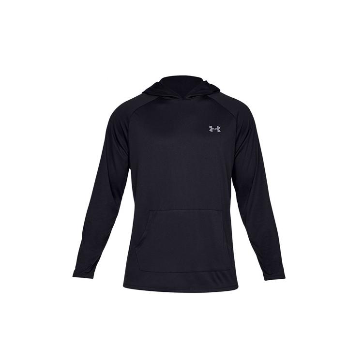 Under Armour Sweatshirts Men's Black Hooded Moderate Regular 1328703-001