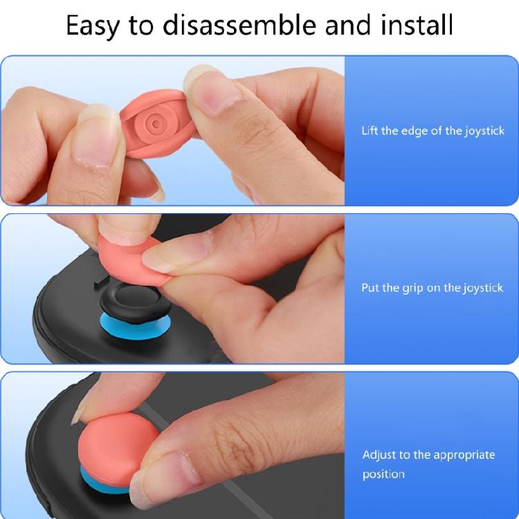 4pcs/pack Silicone Thumbstick Covers Anti Slip Design for NS2 Gaming Accessories Enhances Control and Comfort