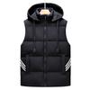 Vest Men's New Autumn and Winter Trends Increase Handsome Green Vest Warm Down Cotton Sleeveless Jacket Tide