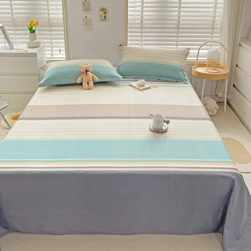 Комплект простыней из 4 предметов «Галактика», хлопковая простыня с изображением созвездия, простыня на резинке с изображением небесного космоса, звездного неба и астрологии, темно-синяя, двойная