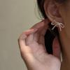 Stylish Bowknot Jewelry Set Personalized Necklace Ear Studs Rings Adornment