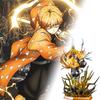 31см Клинок, рассекающий демонов Kimetsu No Yaiba Аниме Фигурка Агацума Зеницу / Аказа ПВХ Экшн Светящаяся Фигурка Коллекционная Модель Кукла Игрушки