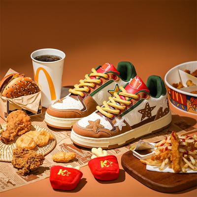 Трендовая Новая Женская Обувь Стиль Гамбургера Нишевая Обувь на Платформе Уличная Повседневная Обувь Мужская Уличная Фотография Спортивная Обувь Женская