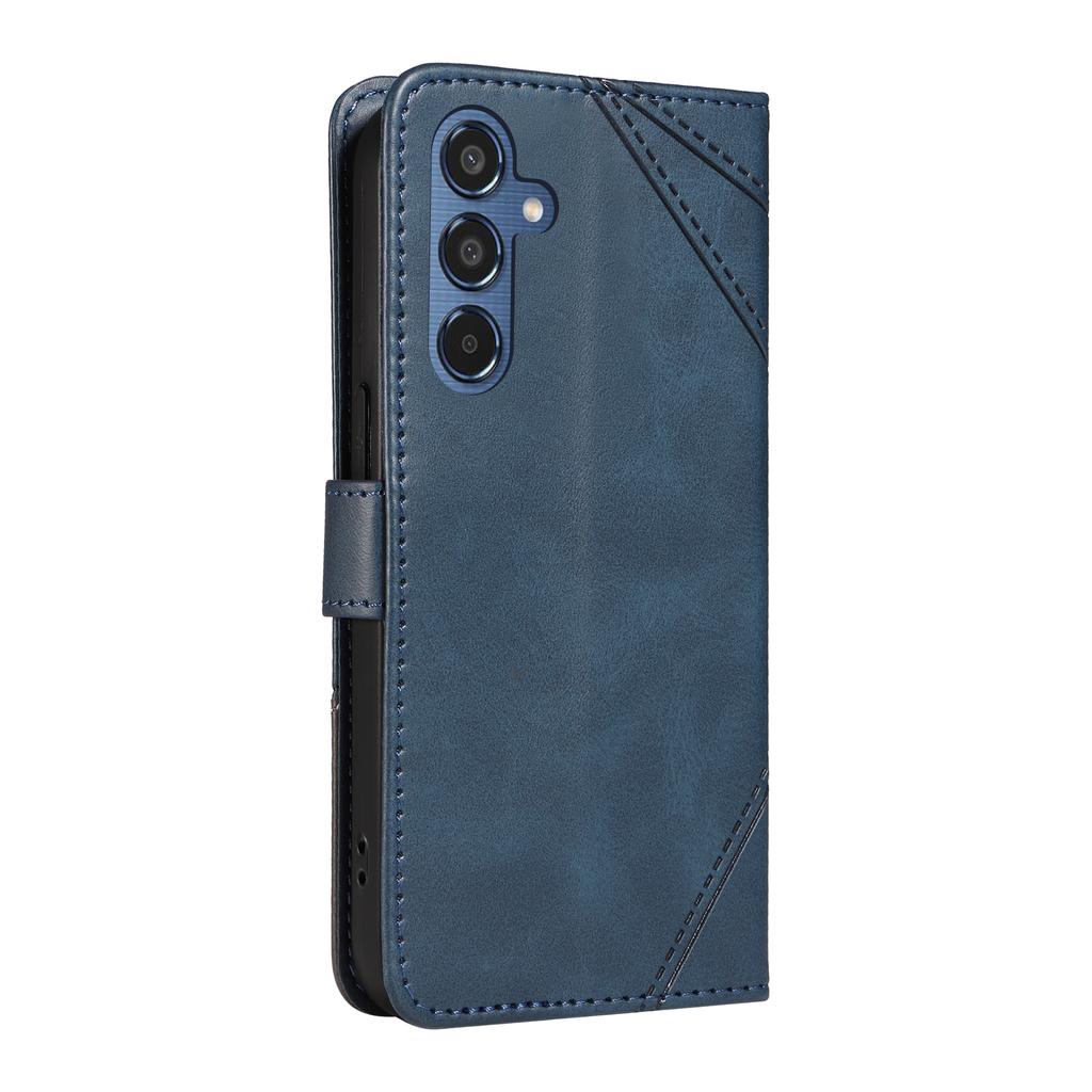 Чехол для Samsung Galaxy M35 5G, складная подставка, кожаный геометрический кошелек, чехол для телефона