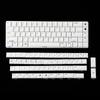 YMDK 127 Ultra Slim Mac Style Mx Low Profile Die Sub PBT Keycaps for Mx 61 64 68 75 84 87 96 108 Layout Mechanical Keyboard