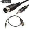 1Pc 5 Pin Din Midi Male To 3.5Mm Male Plug Stereo Jack Audio Adapter Cable