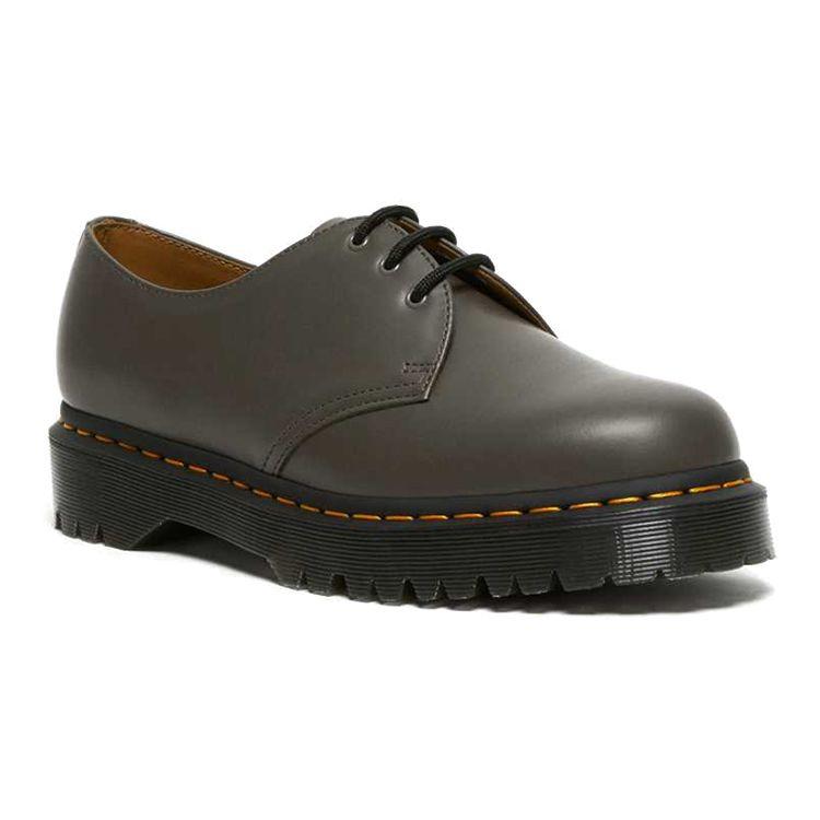 Dr. Martens 1461 Bex Series Туфли на толстой подошве в британском стиле Унисекс Туфли для платья Серые 27141481