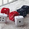 Разноцветные плюшевые игральные кости подвеска для автомобиля новогодние игральные кости бархатные игральные кости модель украшения зеркала заднего вида стиль