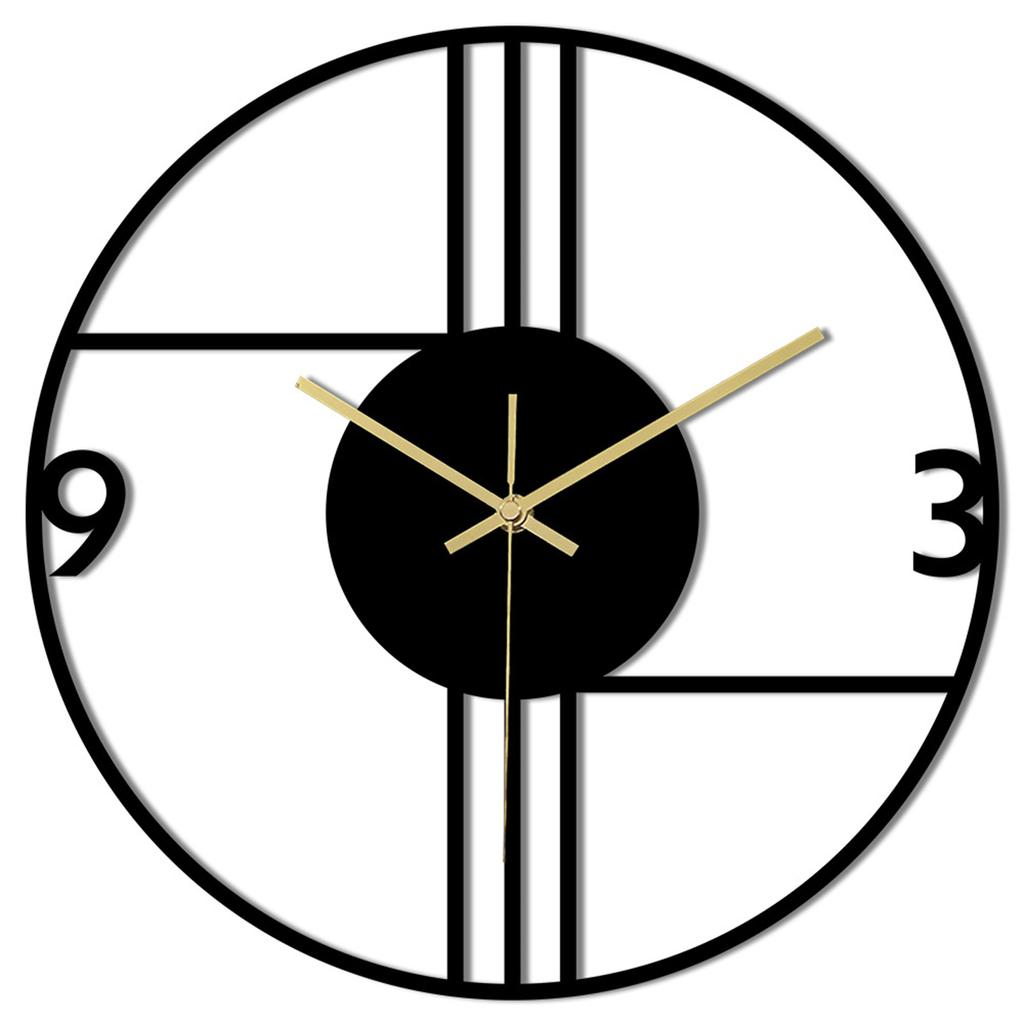 Accurate Timekeeping Modern Wall Clock Non Ticking Battery Operated Wall Clocks Minimalistic Wall Clock for Kitchen
