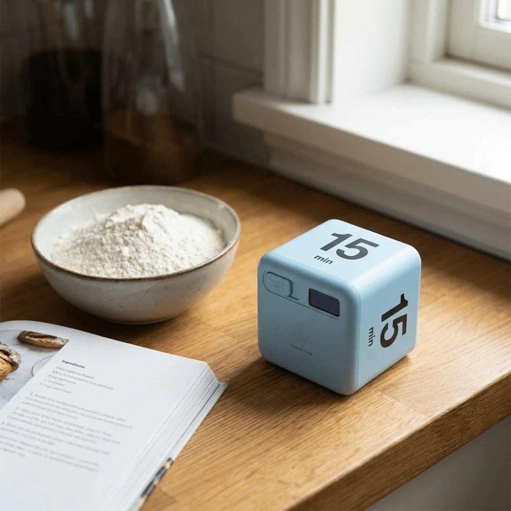 15/20/30/60 min Cube Timer Time Management Reminder Timer Durable Kitchen Timer  Exam Preparation