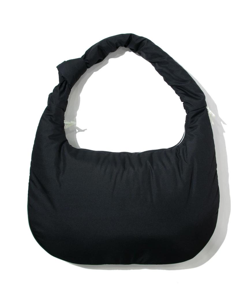 [go Slow Caravan] 338103 Fluffy Moon Shoulder Bag, Black, Free Size