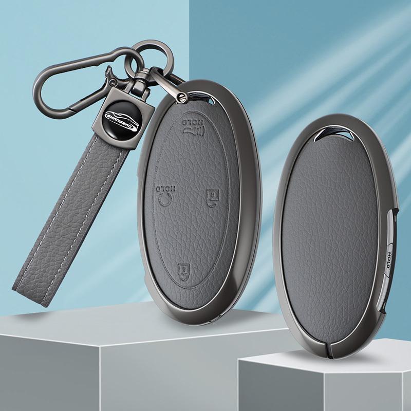 5 7 Buttons Car Key Case Cover For Hyundai Kona Ev Grandeur GN7 IONIQ 6 2024 Remote Key Zinc Alloy Protect Shell