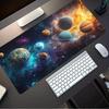 Цвет Галактические Планеты Коврик для Мыши ПК Геймер Компьютерные Аксессуары Коврик для Мыши Игровой Ноутбук Клавиатура Ковер Большой Коврик для Стола ковер