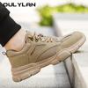 Oulylan Men Steel Toe Labor Boots Male Anti-Smash Lightweight Safety Sneakers Anti-Puncture Wear-Resistant Work Protective Shoes
