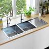 VidaXL Handmade Kitchen Sink Rectangular Sink Inset Sink Bowl Sink Interior Resistant House Robust 145081