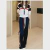 2024 Women's Korean Style Slim Fit Sports Sweatshirt Two-Piece Suit