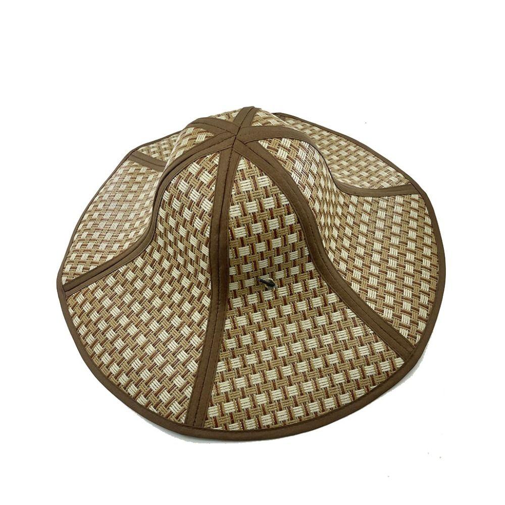 Foldable Foldable Straw Hat Straw Fisherman Summer Women Cap  Women