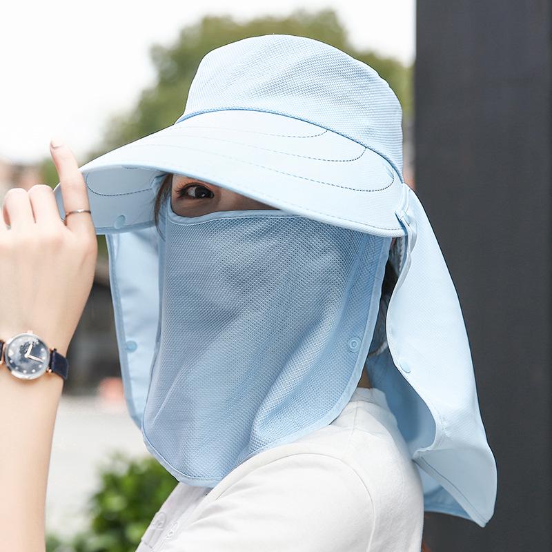 Летняя солнцезащитная шляпа, женская солнцезащитная шляпа с большими полями, рыбацкие шляпы с защитой от ультрафиолета, корейская уличная шляпа для езды на велосипеде, пешего туризма, пляжная шляпа