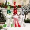 Christmas Gnome Pendant with Warm White LED Lights Long Beard Christmas Gnome Home Tabletop Decoration