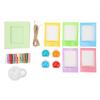 Instant Film Camera Photo Frame Set 3 Inch Colorful Paper Picture Frames with Clips Filters for