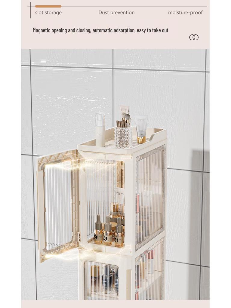 Настенная полка для хранения в узких местах в ванной комнате, выдвижного типа