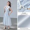 VICTORIA&VERA Платье из лиоцелла с вышивкой и рукавами-крылышками, с поясом
