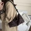 Популярная сумка с леопардовым принтом большой вместимости для женщин на осень и зиму, новая универсальная сумка через плечо, повседневная сумка-ведро на одно плечо