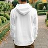 Men’s long-sleeved T-shirt, lightweight linen button-up hoodie, loose-fit casual top