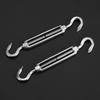 8pcs/Set Silver Stainless Steel Sun Shade Sail Hardware Kit Installation Accessories