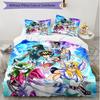 3pcs Duvet Cover Set (1*Duvet Cover + 2*Pillowcase, Without Core), Saint Seiya Print Soft All‑Season Bedding Set, Home Bedroom Decor Gift