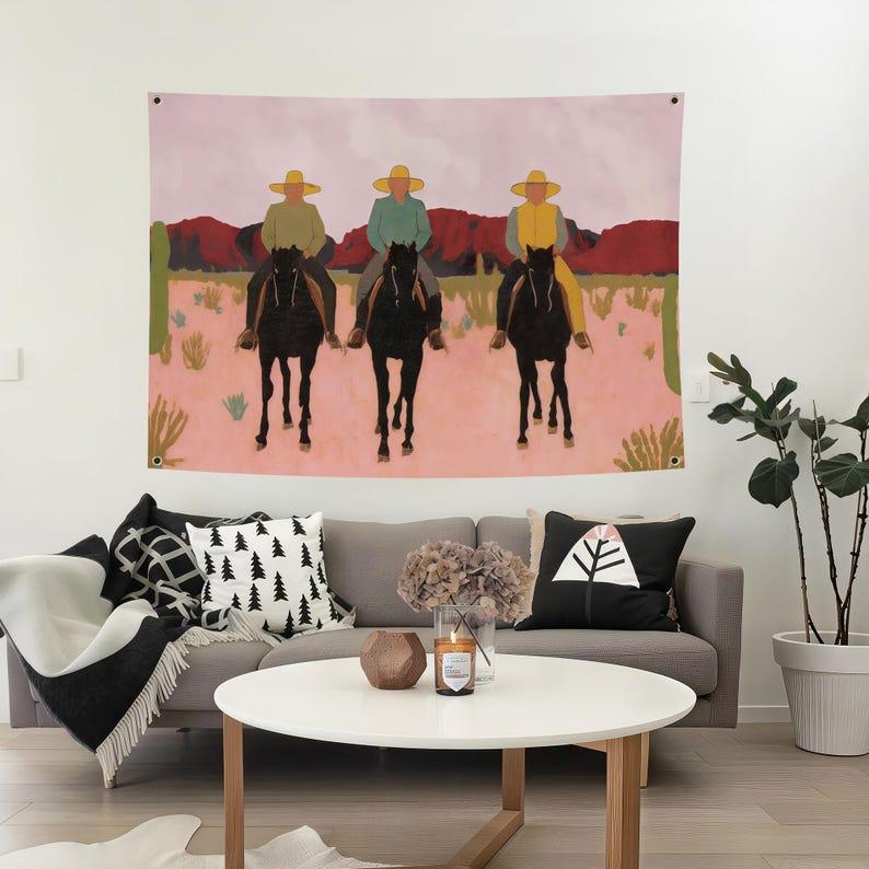 cowboy tapestry