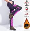 Thick Warm Fleece Winter Pants Women Waterproof Hiking Trekking Camping Skiing Soft Shell Pants Windproof Trousers