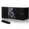 30W Mini CD Stereo System with CD Player, FM Radio, Bluetooth Speakers, USB/AUX Input, Headphone Jack, and Remote Control
