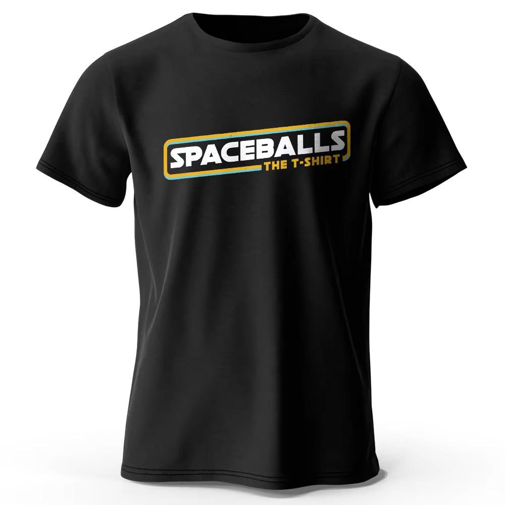 2026 New Space Ball Print Tshirt Cotton Scifi Pattern Unisexs and Unisexs Summer Tops Elite Street Style Y2K Style