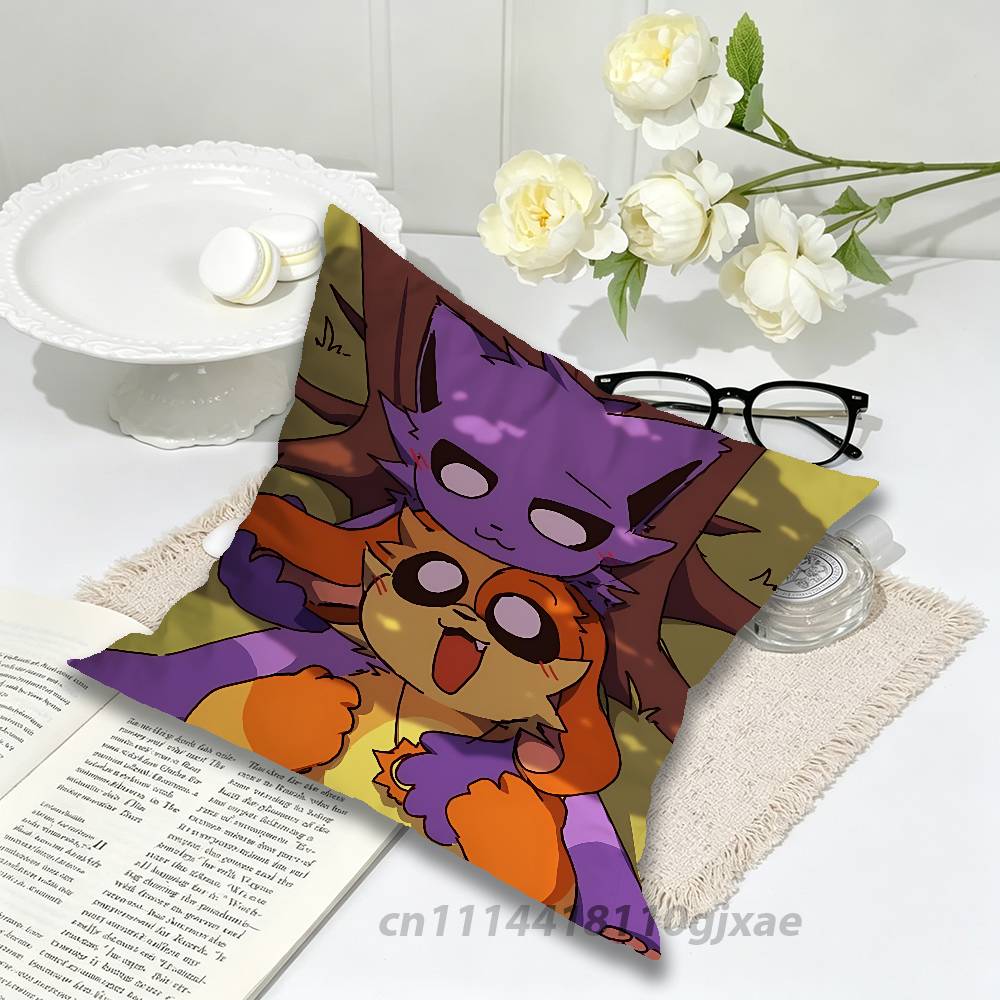 CCatnap and DDogday Pillow Case Living Room Sofa Cushion Cover Suitable For Home Bedroom Room Decoration