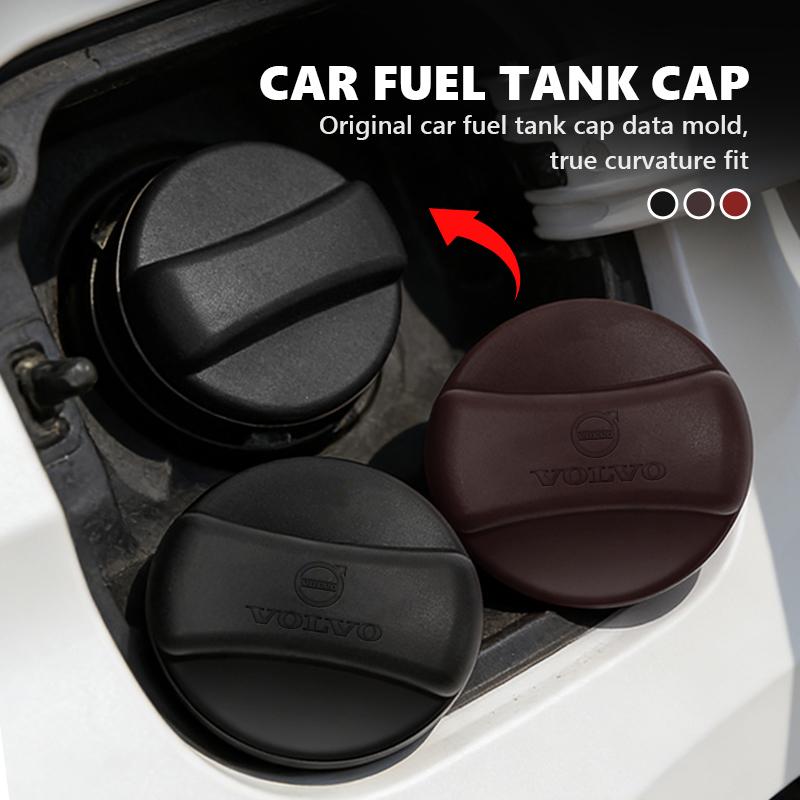 cjtsp5 Car Silicone Fuel Tank Cap Protective Anti-Scratch Oil Tank Cover For Volvo V50 S60 XC60 S40 XC40 XC90 V70 XC70 C30 V40 V60