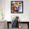 New Arrival 5D DIY Full Circle Diamond Painting "Ox" Embroidery Cross Stitch Home Decor Gift