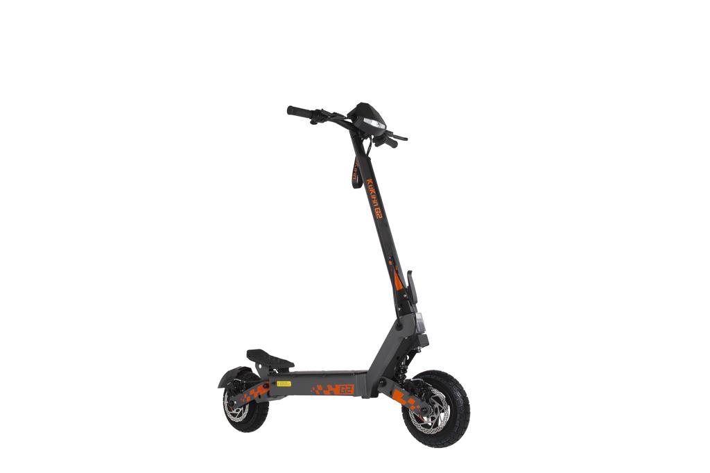 KuKirin Складной электрический самокат G2 800 Вт, бесщеточный двигатель, 10-дюймовая вакуумная внедорожная шина, аккумулятор 48 В 15 Ач, максимальная скорость 45 км/ч(НЕТ ЭБЭ)