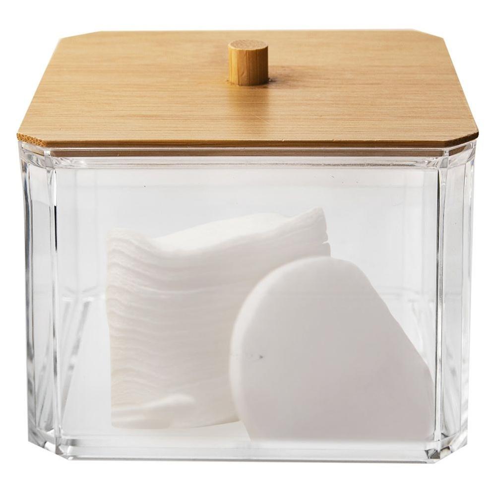 Bathroom Container Organizer for Ear Buds Cosmetic Hygienic