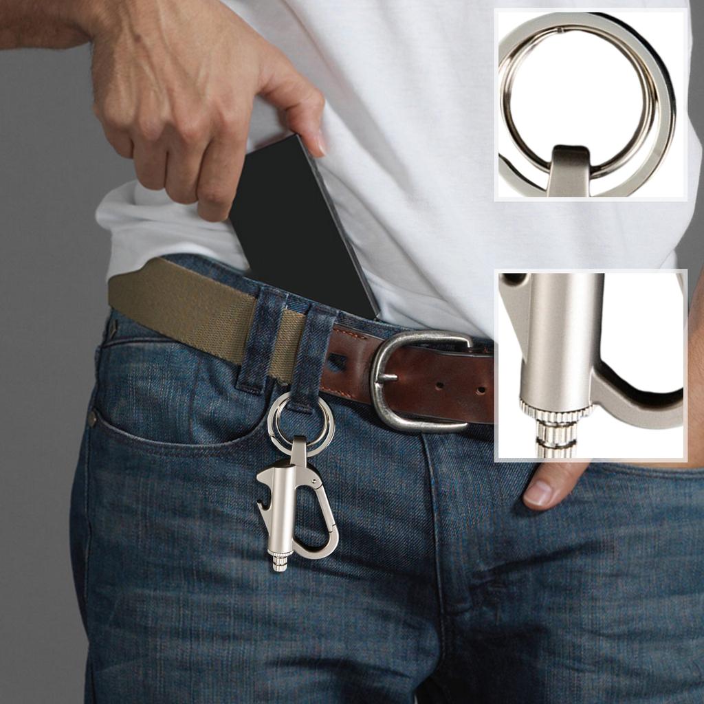 Multifunctional Keychain With 10,000 Matches, Personalized Kerosene Lighter, Beer Opening Pendant, Waterproof Lighter Liquid Capacity 5ml