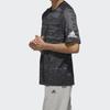 Adidas Спортивная футболка с коротким рукавом и круглым вырезом, мужские топы, черная DZ2208